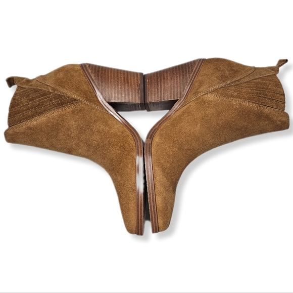 NEW Marc Fisher LTD Gadri Bootie Suede Natural Size 9M     3059 - Picture 12 of 16